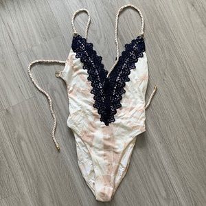 Blue Life One Piece Swimsuit